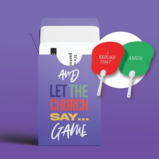 Upgrade 1 Game + 2 Fans- Amen & I Rebuke That Fan + Faith Conversation Game by Unknown