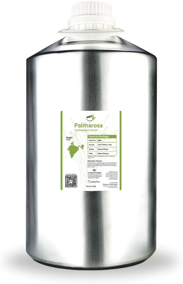 Palmarosa Essential Oil Direct from Norex Flavours India by NaturePackaged