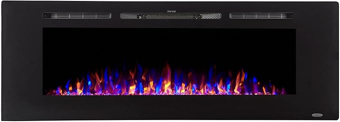 Touchstone Smart Electric Fireplace-The Sideline 60" Wide-in Wall Recessed - Image 3