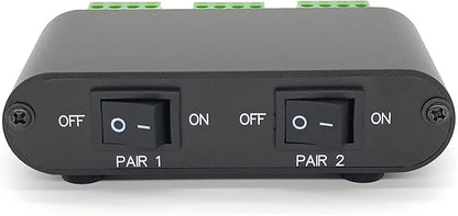 TENEALAY 2-Way Audio Stereo Speaker selector Switcher Box, Combiner Multi Zone - Image 6