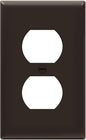 ENERLITES Duplex Receptacle Outlet Wall Plate, Gloss Finish, Size 1-Gang 4.50" by Enerlites