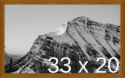 Frame It Easy 33 x 20 Hazel Wood Frame by FrameItEasy