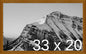 Frame It Easy 33 x 20 Hazel Wood Frame by FrameItEasy
