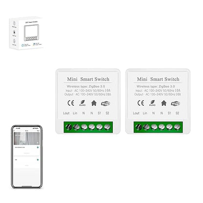 IHSENO ZigBee3.0 Smart Switch Mini Relay Switch, ZigBee Smart Light Switch Need by Unknown