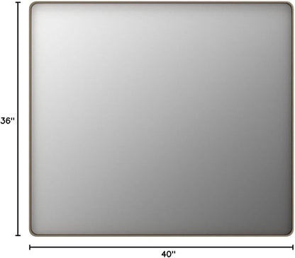 LOAAO 40”X36” Bronze Bathroom Mirrors - Image 9