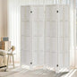 ALeesing 4 Panel Room Divider, 5.6Ft Wood Room Dividers and Folding Privacy by ALeesing