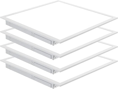 NUWATT 4 Pack, 2x2 FT LED Ceiling Panel, 4400 Lumens, 0-10V Dimmable, Flat by NUWATTLighting
