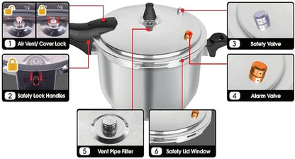 Stainless Steel Pressure Cooker - Image 9