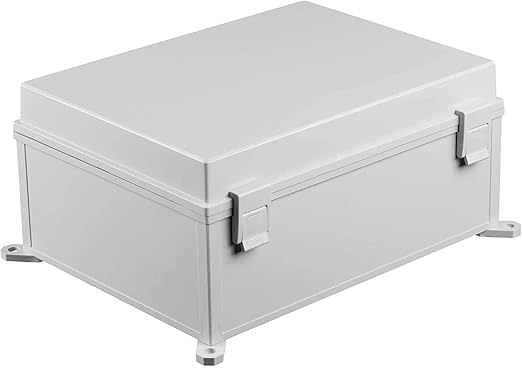 Co. 7.9" x 11.8" x 6.3" ABS Waterproof IP67 Hinged Electronics Box - Image 3