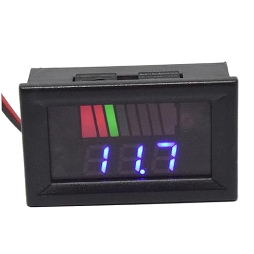 Battery Charge Level Indicator Car Battery Capacity Meter Tester Checker by Nirelief
