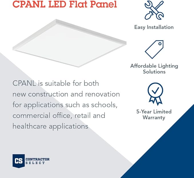 Lithonia Lighting CPANL 2x2 LED Flat Panel Light, 2 ft. by 2 ft. LED Light Panel - Image 2