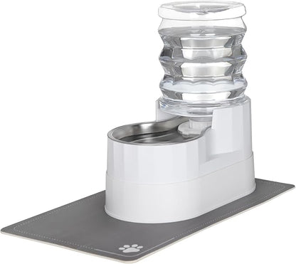 RIZZARI Automatic Pet Water Dispenser: 5L White Cats and Dogs Gravity Feeder by RIZZARI