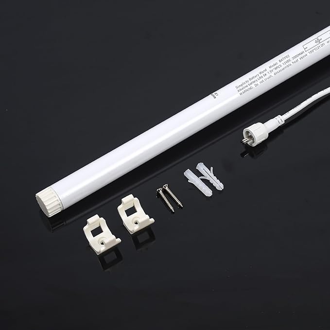 HUIYEETEX 12V DC Reloadable Window Blind Wand Replacement AA Powered Roller - Image 3
