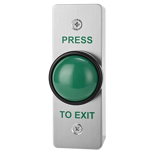 Push to Exit Button for Door Access Control Big Press Button IP68 Waterproof by YUHANUS