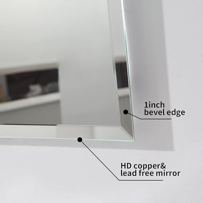 Mirrorons Beveled Mirror, Bathroom Mirrors - Image 5