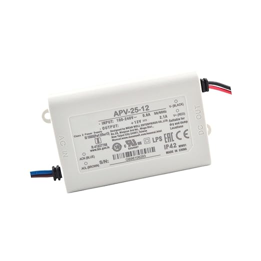 POWALK APV-25-12 Industrial Power Supply 12V 2.1A 25.2W - Image 2