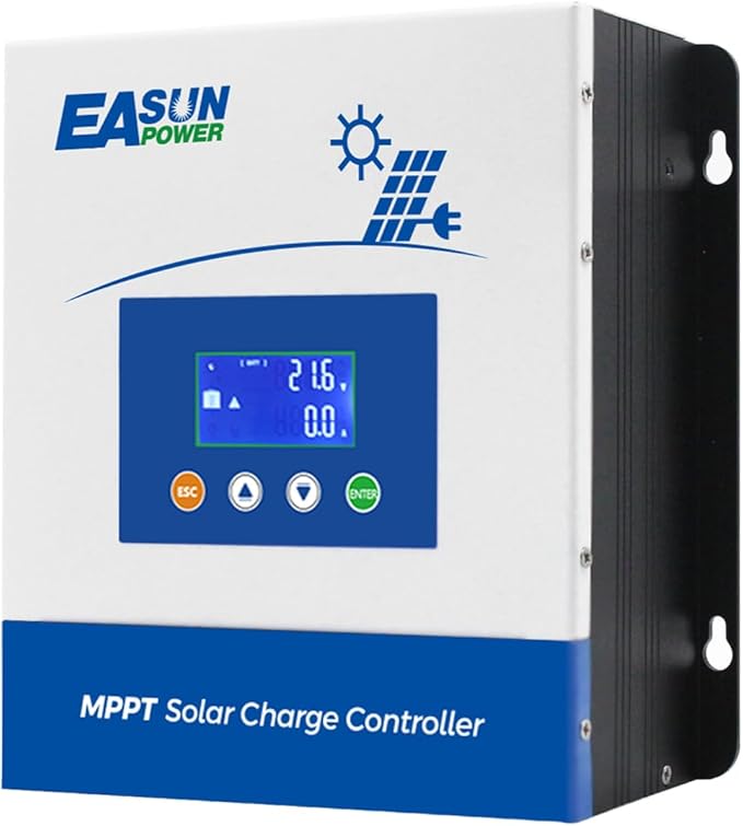 POWLAND 60A MPPT Solar Charge Controller, 12V/24V/36V/48V Auto, Max Input 150V by POWLAND