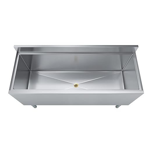 AmGood Underbar Ice Bin 18.5 in. x 48 in. x 30 in. | Stainless Steel Ice Chest - Image 7