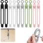 10PC Data Cable Organizer, 2026 Upgrade Silicone Cable Ties Reusable Cable by AprYew