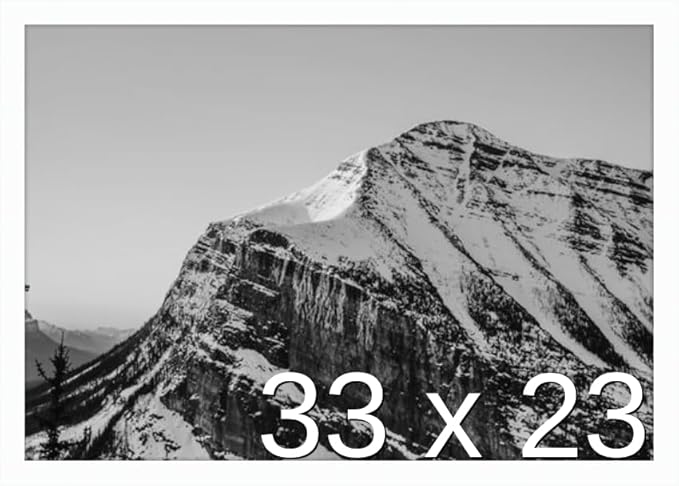 Frame It Easy 33 x 23 White Wood Frame by FrameItEasy