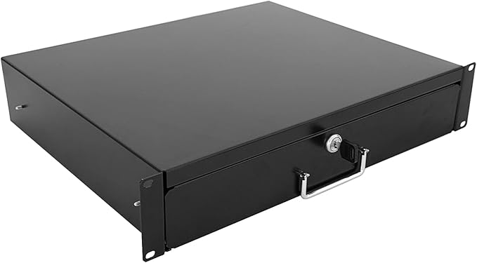 RAISING ELECTRONICS Drawer Server Cabinet Case 19 Inch Locking Rack Mount DJ by RAISINGELECTRONICS