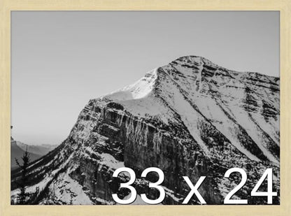 Frame It Easy 33 x 24 Wheat Wood Frame by FrameItEasy