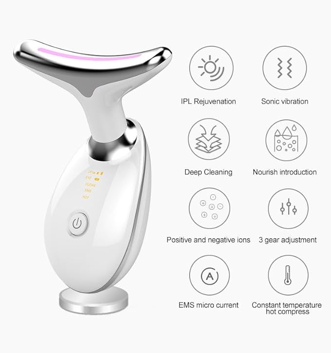 Face Neck Tool for Skin Care, Electric Neck Face Lifting Device for Wrinkle - Image 5