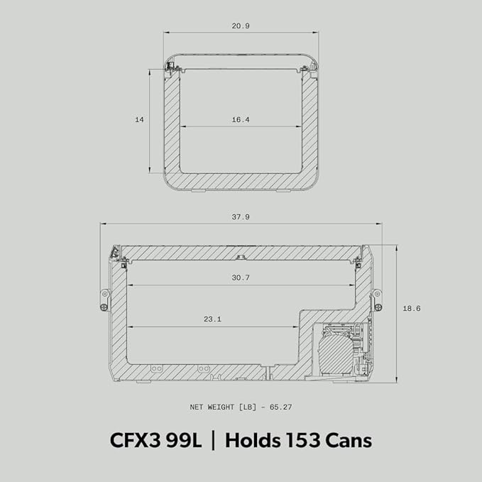 Dometic CFX Electric Cooler | Portable Freezer | CFX5 & CFX3 Series | AC/DC or - Image 2