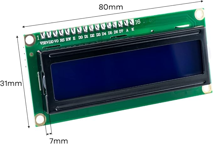 Hosyond 3pcs I2C IIC 1602 LCD Display Module 16x02 LCD Screen Module - Image 7
