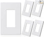 ELEGRP 1-Gang Screwless Decorative Wall Plates, Mid-Size Unbreakable by ELEGRP%7CELEGROUP