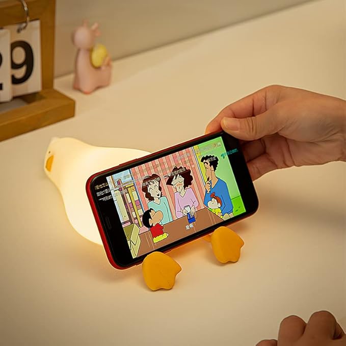 Lying Flat Duck Night Light, 3 Level Dimmable LED Nursery Nightlight, Cute - Image 4