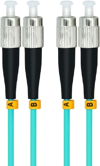 Jeirdus 10M 33ft Duplex 50/125 10G OM3 Fiber Optic Cable Jumper - Image 2