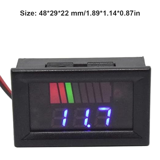 Battery Charge Level Indicator Car Battery Capacity Meter Tester Checker - Image 7
