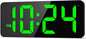 LED Digital Wall Clock with Large Display, Big Digits, Auto-Brightness by DigitalClocks