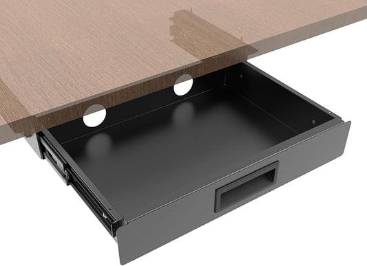 13 Inch Wide Under Desk Sliding Drawer- Pull Out Storage Organizer by Followme