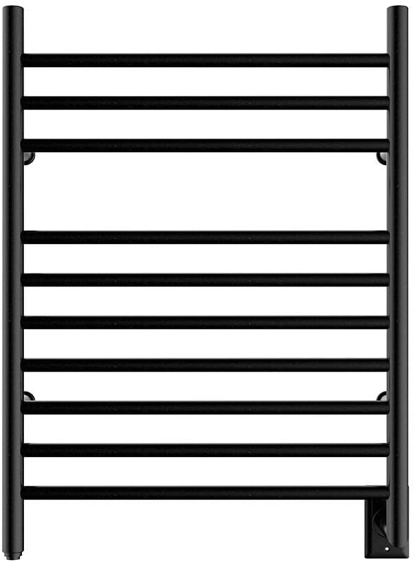 HEATGENE Towel Warmer Wall-Mounted Hardwired Heated Towel Rack Matte Black - Image 9