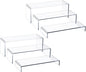HIIMIEI Acrylic Display Riser, Thickened to 5mm Clear Rectangular Display Shelf by HIIMIEI