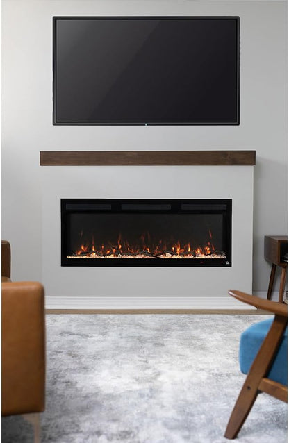 Touchstone Smart Electric Fireplace-The Fury 57" Wide- 4.5" Thin in Wall - Image 8