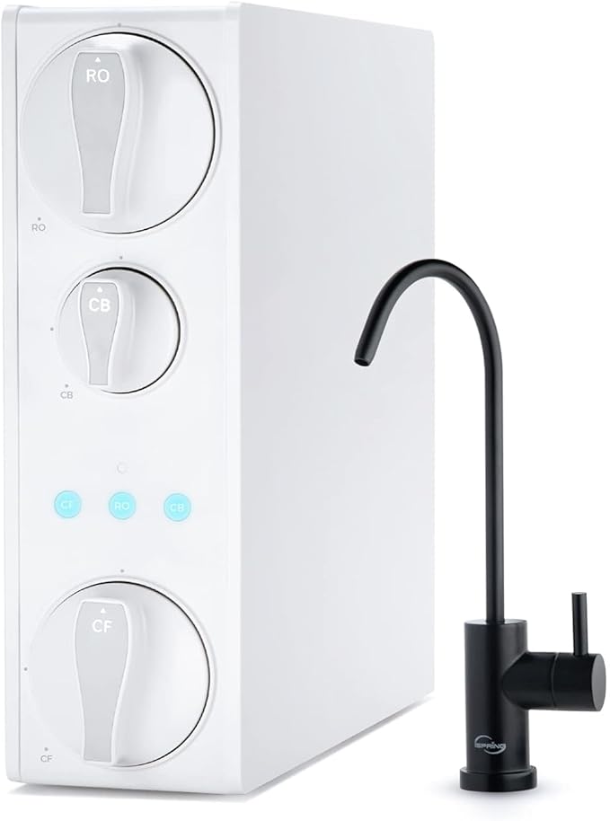 iSpring RO500-ORB Reverse Osmosis System, NSF 58 Certified, 500 GPD Under Sink by iSpring