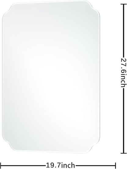 Bathroom Mirrors for Over Sink, Frameless Mirrors for Wall, 20x28 Inch Beveled - Image 7
