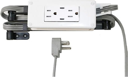 My Tidy Space PD30W USB-C 15 Amp Compact Drawer Docking Station Outlet Plugs by MyTidySpace