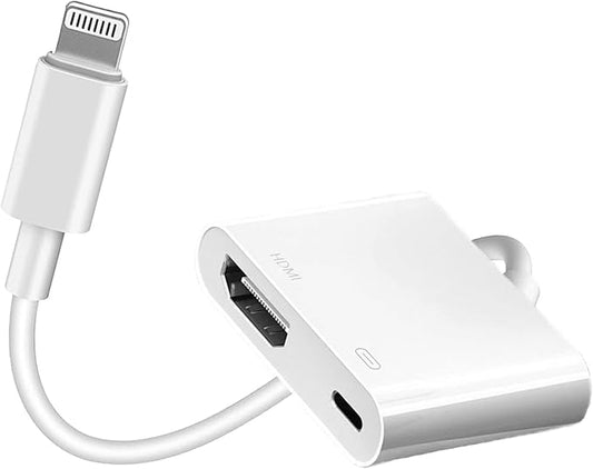Apple MFi Certified Lightning to HDMI Digital AV Adapter 1080P HD Video HDMI by Kinhaly