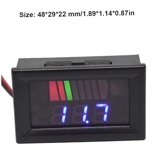 Battery Charge Level Indicator Universal Car Battery Capacity Meter Tester - Image 4