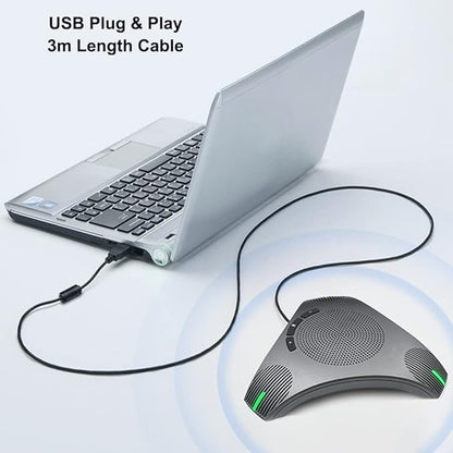 Conference Speaker and Microphone, 360° Omnidirectional USB Speakerphone - Image 8