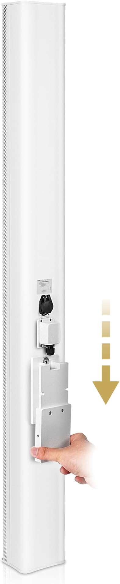 Sound Town Weatherproof Compact Aluminum Line Array Column Speaker - Image 5