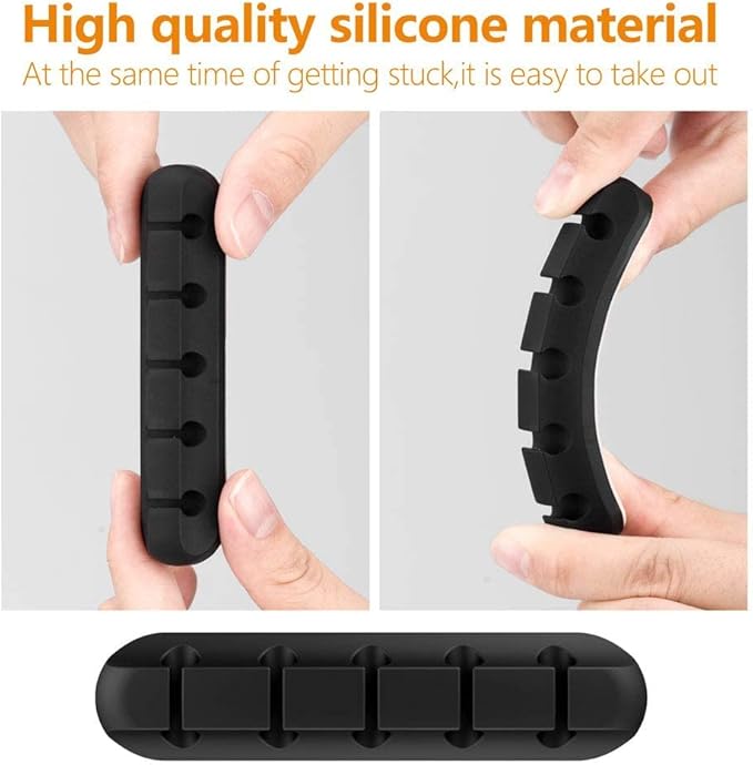 Cord Holder Cable Organizer Clips – Self Adhesive Cord Organizer - Image 6
