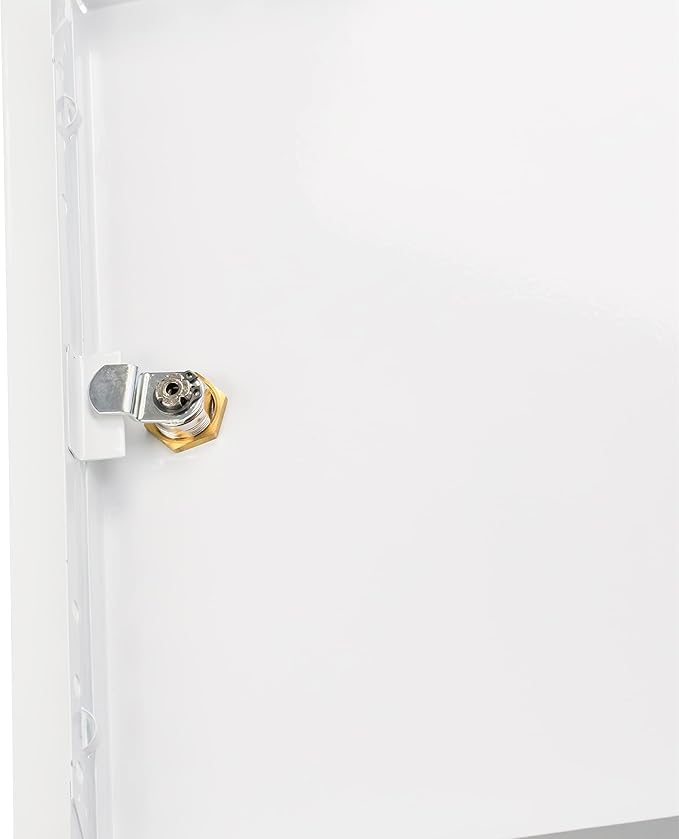 10" x 12" Lockable White Metal Access Door. Service Shaft Wall Panel - Image 6