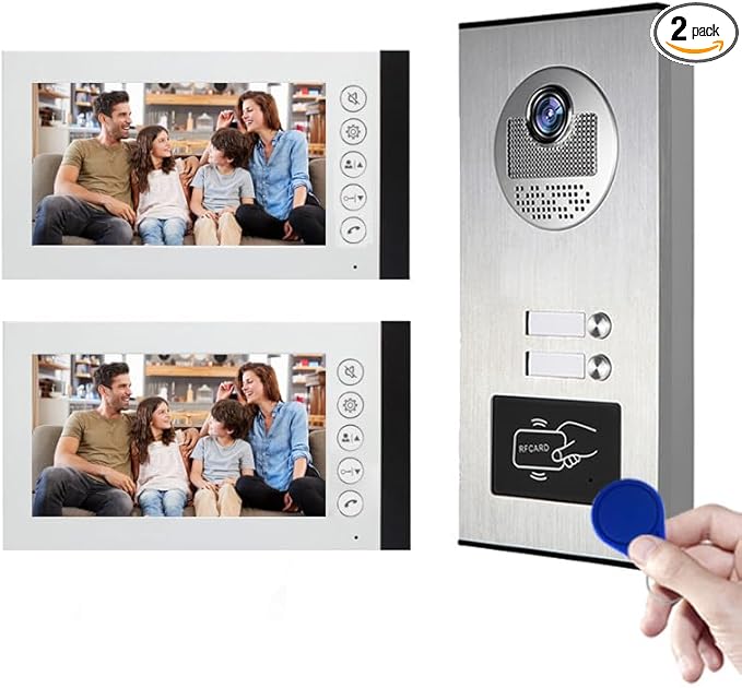 ANJIELO SMART Wired Video Multifamily Apartment Intercom System, by ANJIELOSMART
