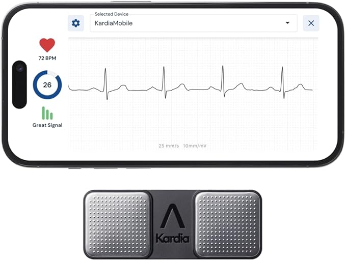 KardiaMobile 1-Lead Personal EKG Monitor – Record EKGs at Home – Detects AFib - Image 3