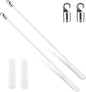 Bokon 2 Pieces White Fiberglass Blind Wand Vertical Blinds Stick Replacement by Bokon